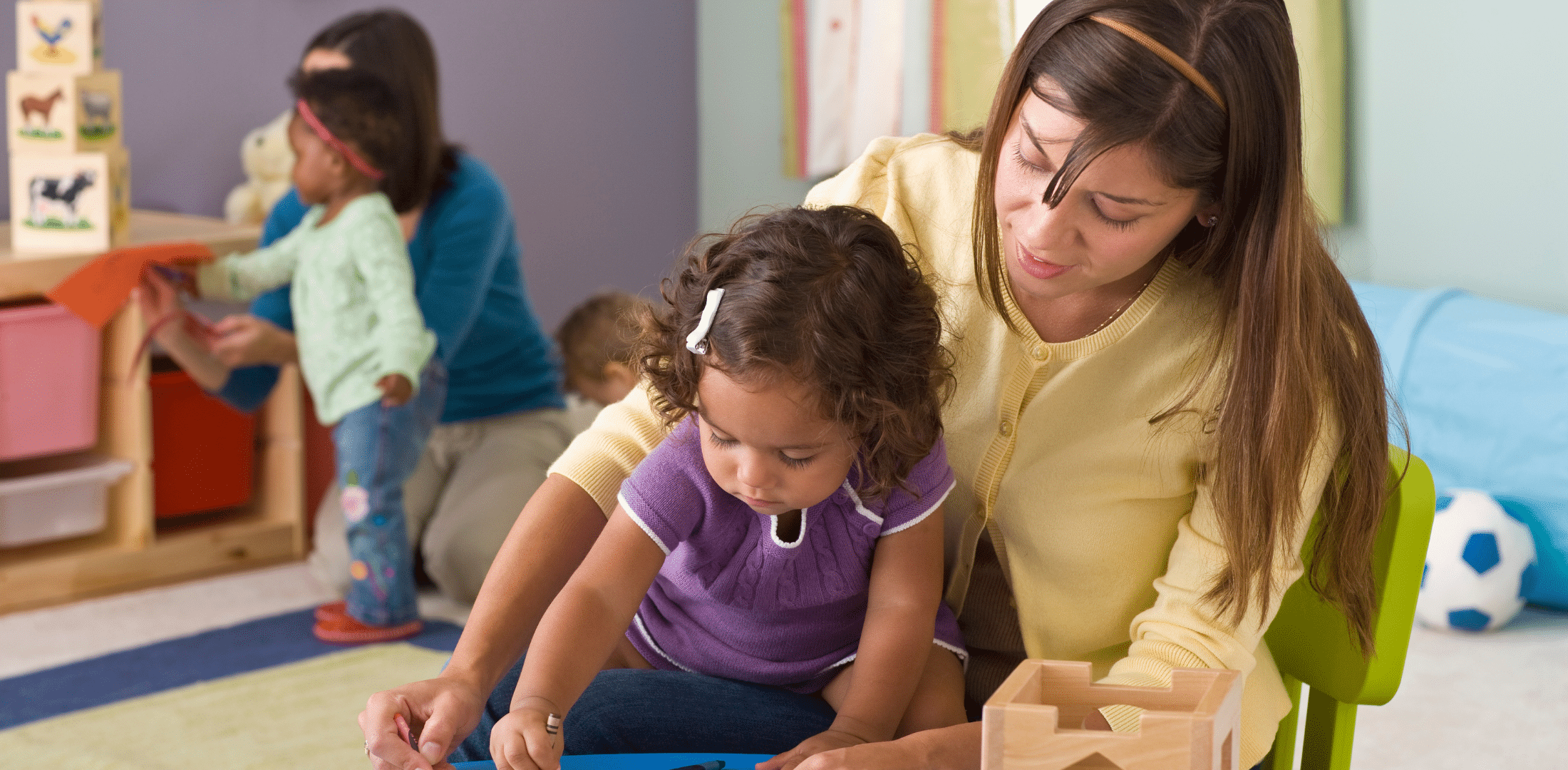 Image of a child drawing
